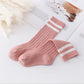 Kids Vibrant Double Stripe Colored Tube Socks