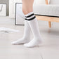 Kids Vibrant Double Stripe Colored Tube Socks