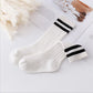 Kids Vibrant Double Stripe Colored Tube Socks