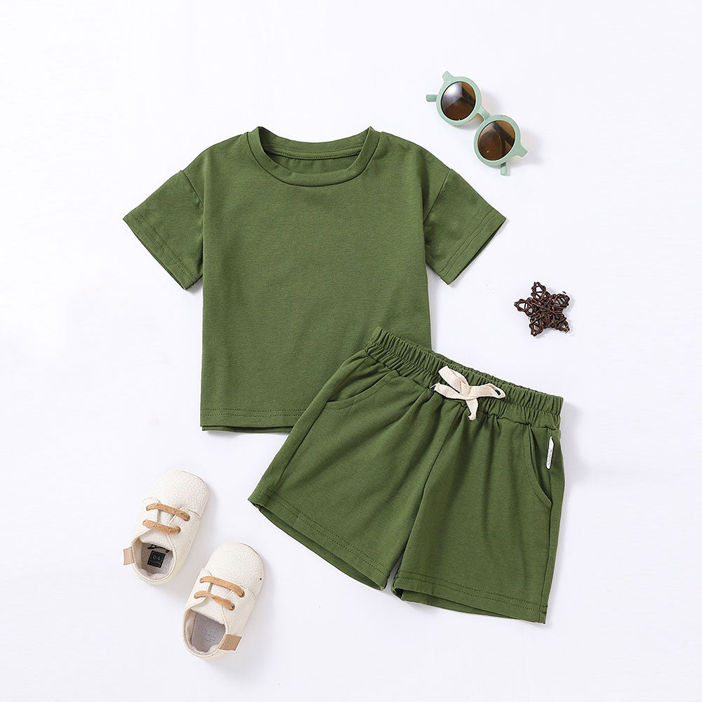 Summer Kids Co-ord Shorts and T-Shirt Set