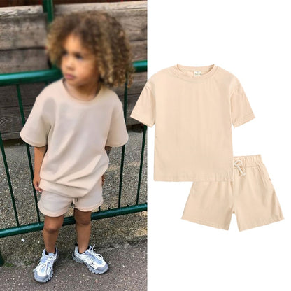 Summer Kids Co-ord Shorts and T-Shirt Set