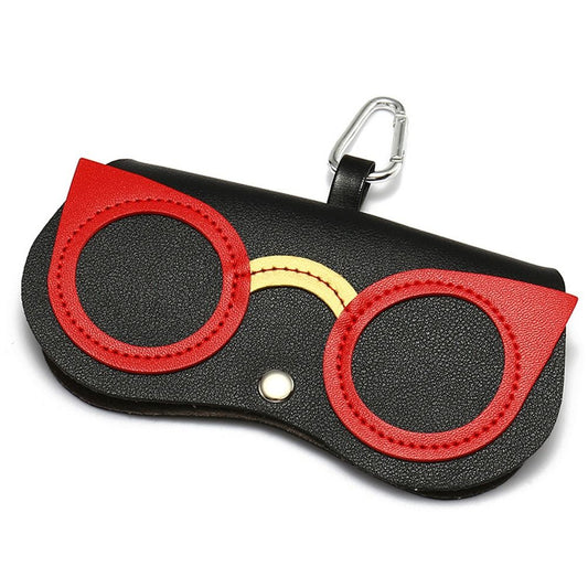 Cartoon PU Leather Sunglasses Case