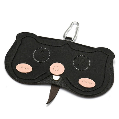 Cartoon PU Leather Sunglasses Case